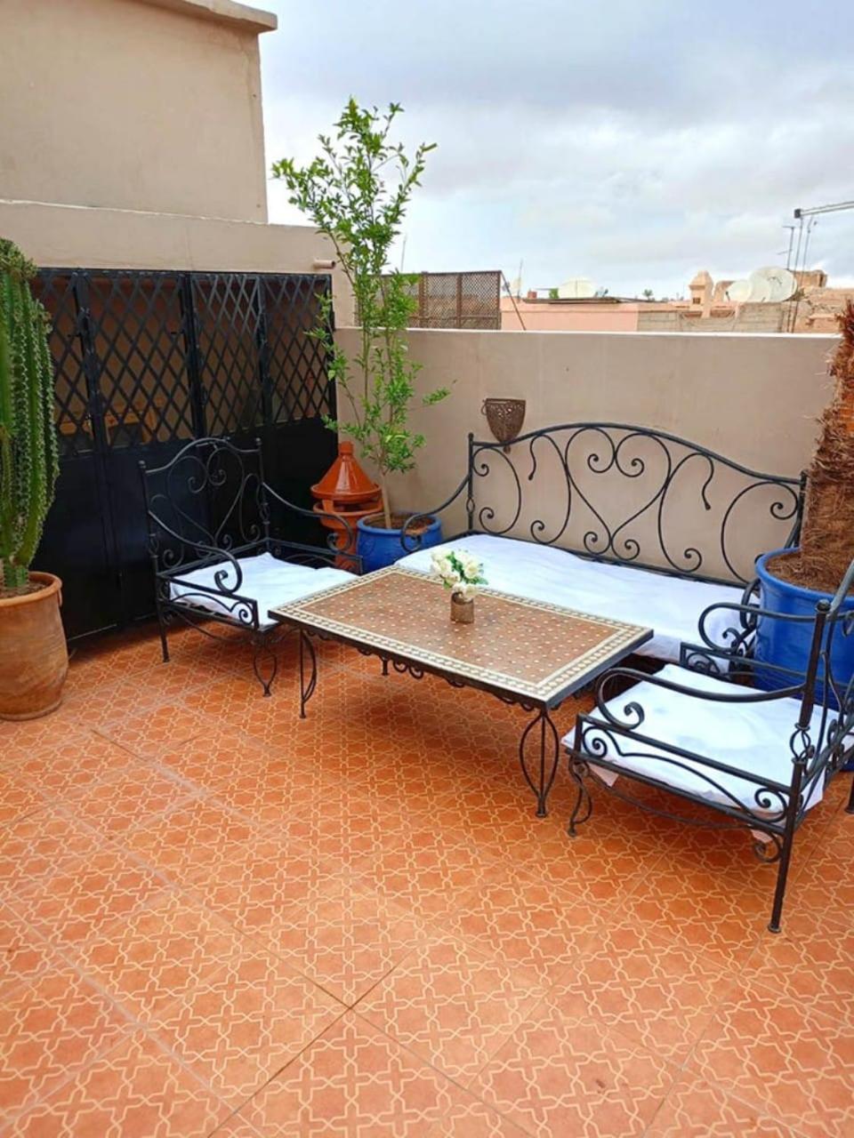 Riad La Perla Bianca Marraquexe Exterior foto