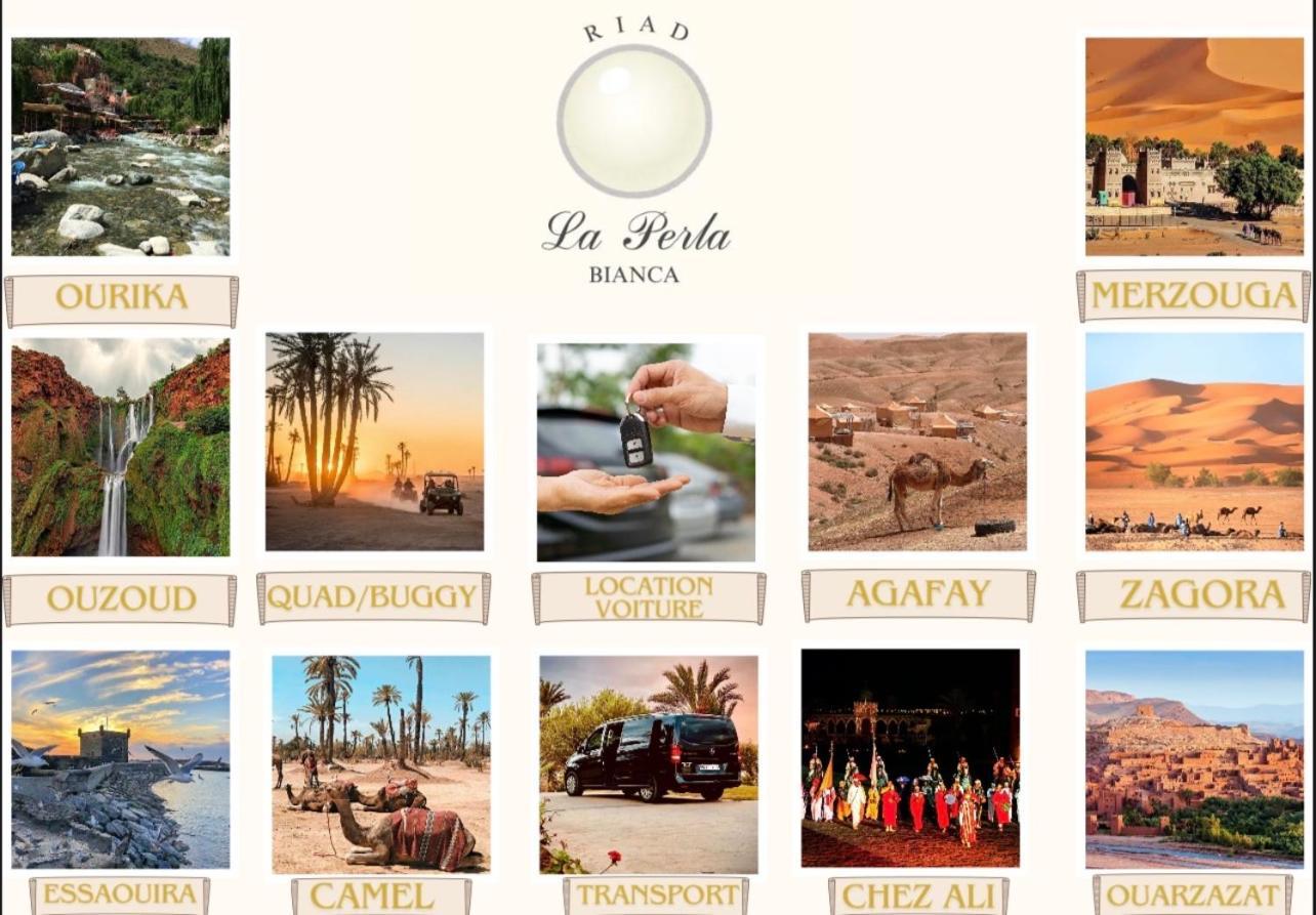 Riad La Perla Bianca Marraquexe Exterior foto